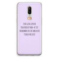 Tequila: OnePlus 6 Transparant Hoesje