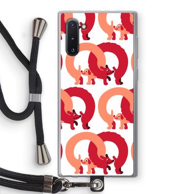 Dogs: Samsung Galaxy Note 10 Transparant Hoesje met koord