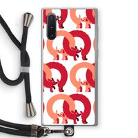 Dogs: Samsung Galaxy Note 10 Transparant Hoesje met koord