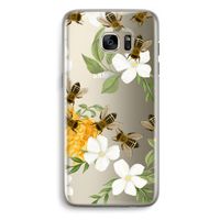 No flowers without bees: Samsung Galaxy S7 Edge Transparant Hoesje