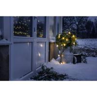 Konstsmide 2386-800 Party-lichtketting Buiten Energielabel: G (A - G) werkt op het lichtnet Aantal lampen 60 LED Barnsteen Verlichte lengte: 4.75 m