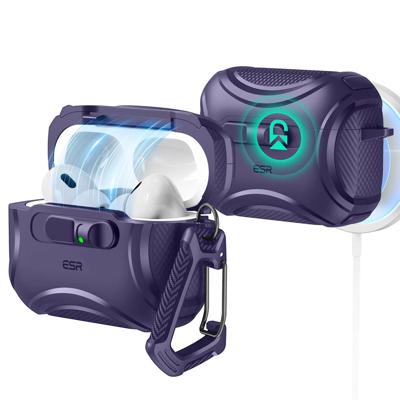 AirPods Pro 3 Cyber FlickLock Magnetic Case - Purple AirPods Pro 3 Cyber FlickLock Magnetic Case - Purple