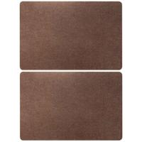 Home & Styling Luxe Tafel placemats Argenta - koper - pvc - 43 x 28 cm