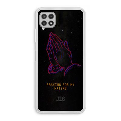Praying For My Haters: Samsung Galaxy A22 4G Transparant Hoesje