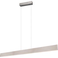LED Hanglamp - Trion Hala - 35W - Aanpasbare Kleur - Aanraakschakelaar - IP20 - Rechthoek - Mat Nikkel - Metaal