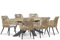 Coco Vedra/Brookline 240 cm dining tuinset 7-delig - thumbnail