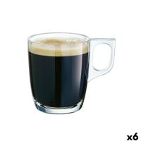 Set van koffiekopjes Luminarc Nuevo Transparant Glas 90 ml (6 Stuks) Set van koffiekopjes Luminarc Nuevo Transparant Glas 90 ml (6 Stuks)