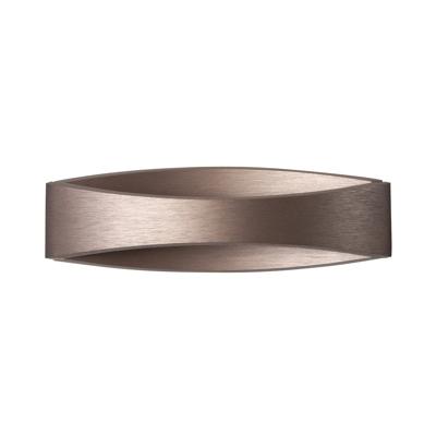 Highlight Strakke wandlampMedusa 25cm choco - W3650.04