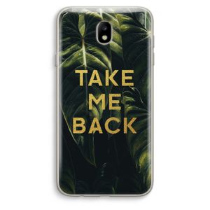Take me back: Samsung Galaxy J7 (2017) Transparant Hoesje