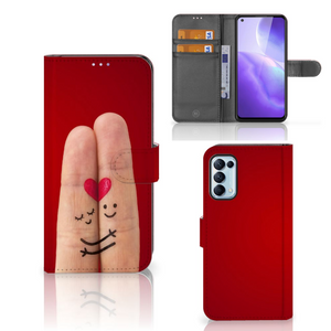 OPPO Find X3 Lite Wallet Case met Pasjes Liefde - Origineel Romantisch Cadeau