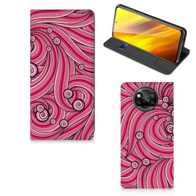 Xiaomi Poco X3 Pro | Poco X3 | Bookcase | Swirl Pink
