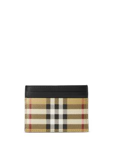 Burberry porte-cartes à motif Vintage Check - Marron