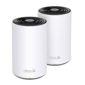 TP-Link Deco XE75 (2-pack) Tri-band (2,4 GHz / 5 GHz / 6 GHz) Wi-Fi 6E (802.11ax) Wit 3 Intern