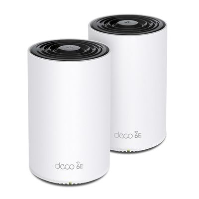 TP-LinkDeco XE75 Mesh Wifi 6E (2-pack) Mesh router Wit