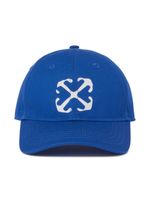 Off-White Kids casquette en coton à imprimé Arrow - Bleu - thumbnail