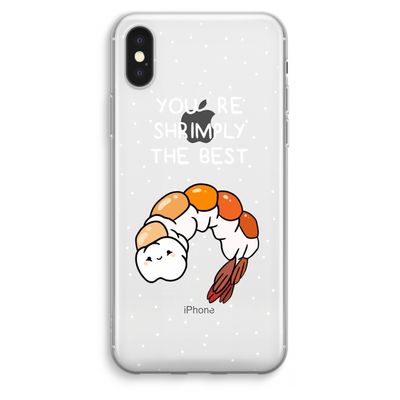 You're Shrimply The Best: iPhone XS Max Transparant Hoesje