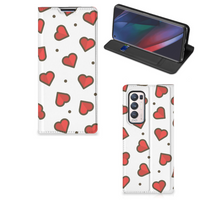 OPPO Find X3 Neo Hoesje met Magneet Hearts