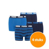 Puma 4-Pack Combi Basic/Stripe Blauw-XL - thumbnail