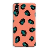 Pink Cheetah: iPhone XS Max Volledig Geprint Hoesje