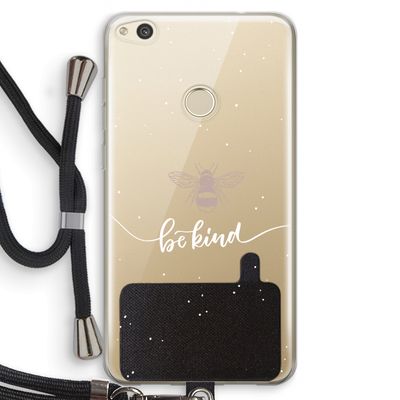 Be(e) kind: Huawei Ascend P8 Lite (2017) Transparant Hoesje met koord