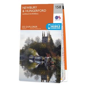 Wandelkaart - Topografische kaart 158 OS Explorer Map Newbury, Hungerf