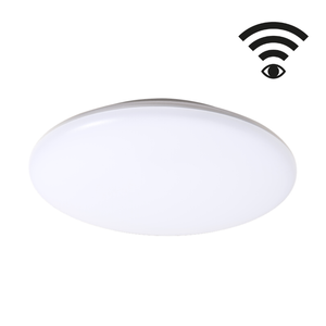 Plafondlamp wit rond LED 18W 1850 lumen Tri-White Ø300mm x 58mm met bewegingssensor