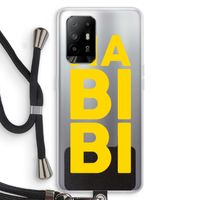 Habibi Majorelle : Oppo A94 5G Transparant Hoesje met koord