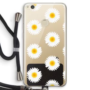 Margrietjes: Huawei Ascend P8 Lite (2017) Transparant Hoesje met koord
