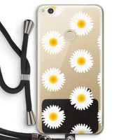 Margrietjes: Huawei Ascend P8 Lite (2017) Transparant Hoesje met koord Margrietjes: Huawei Ascend P8 Lite (2017) Transparant Hoesje met koord