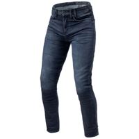 REV'IT! Carlin SK, Motorjeans heren, Donkerblauw lengte 30