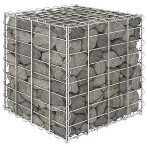 VidaXL Gabion plantenbak verhoogd kubus 40x40x40 cm staaldraad