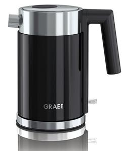 Graef WK402EU Waterkoker Aantal/Volume: 1 l RVS, Zwart