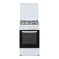 Gasfornuis Aspes AKG4500TM Wit