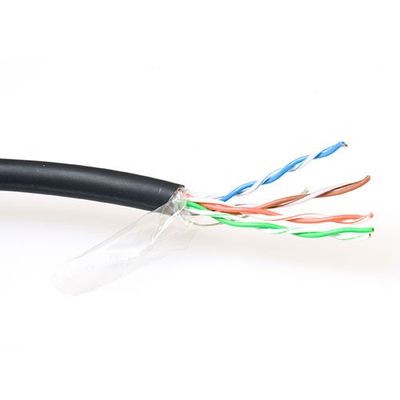 ACT FP790H CAT5E F/UTP LSZH Patchkabel Soepel Zwart - 100 meter