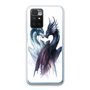 Yin Yang Dragons: Xiaomi Redmi 10 Transparant Hoesje
