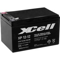 XCell XP1212 Loodaccu 12 V 12 Ah Loodvlies (AGM) (b x h x d) 151 x 101 x 98 mm Kabelschoen 6.35 mm Onderhoudsvrij, VDS-certificering - thumbnail