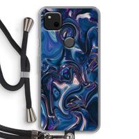 Mirrored Mirage: Pixel 4a Transparant Hoesje met koord