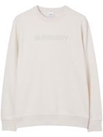 Burberry sweat à logo imprimé - Blanc - thumbnail