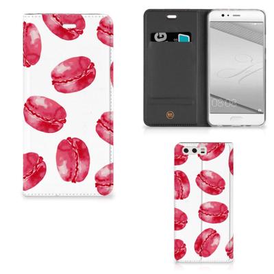 Huawei P10 Plus | Flip Style Cover | Pink Macarons