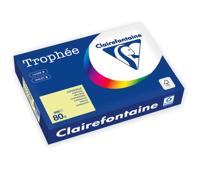 Kopieerpapier trophee a4 80gr citroengeel | 5 stuks