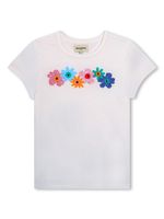 SONIA RYKIEL ENFANT t-shirt en coton biologique à fleurs - Blanc - thumbnail