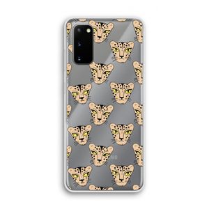 Tijger: Samsung Galaxy S20 Transparant Hoesje