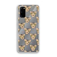 Tijger: Samsung Galaxy S20 Transparant Hoesje
