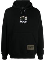 AAPE BY *A BATHING APE® hoodie à lien de resserrage - Noir