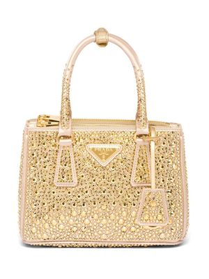 Prada mini sac Galleria à ornements en cristal