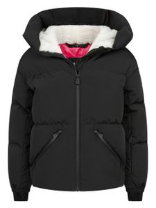 Moncler Enfant veste matelassée à logo appliqué - Noir