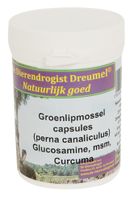 DIERENDROGIST GROENLIPMOSSEL MET GLUCOSAMINE / MSM / CURCUMA 150 ST - thumbnail