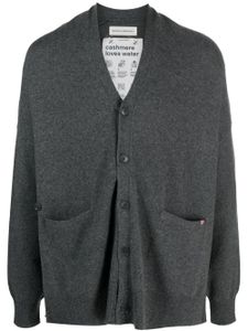 extreme cashmere cardigan en cachemire mélangé à col v - Gris