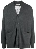 extreme cashmere cardigan en cachemire mélangé à col v - Gris
