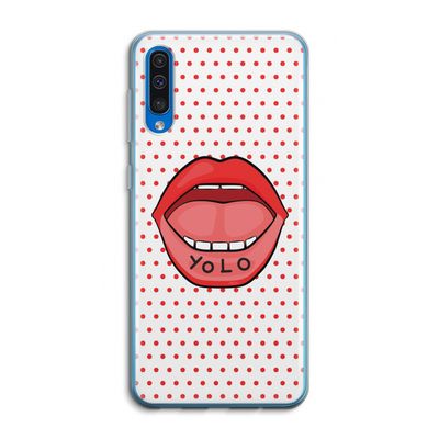 Yolo Denise: Samsung Galaxy A50 Transparant Hoesje